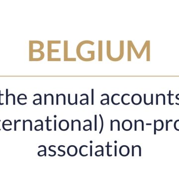 Belgium – Filing the annual accounts of an (international) non-profit association